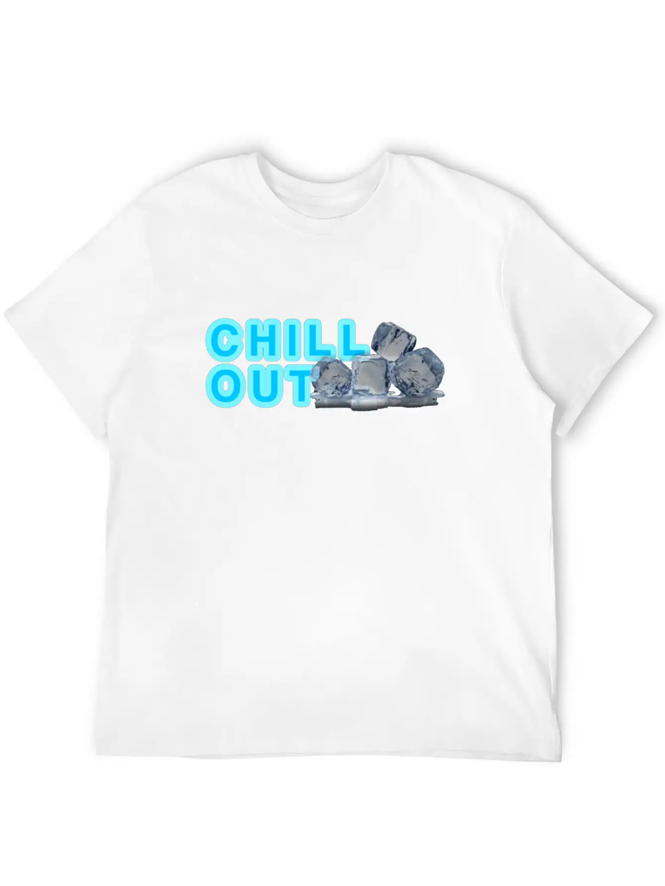 CHILL OUT Basic Graphic T-Shirt – Daily Comfort In Soft Cotton