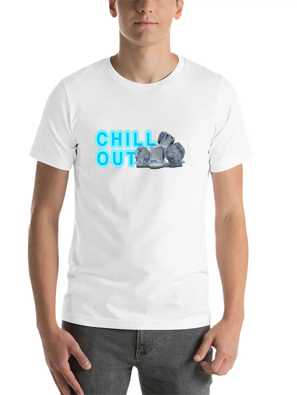 CHILL OUT Basic Graphic T-Shirt – Daily Comfort In Soft Cotton