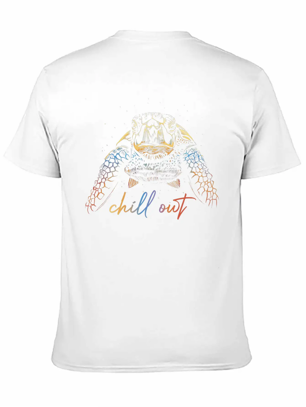 Chill Out Turtle Classic Cotton Tee – Unisex Comfort For Any Season