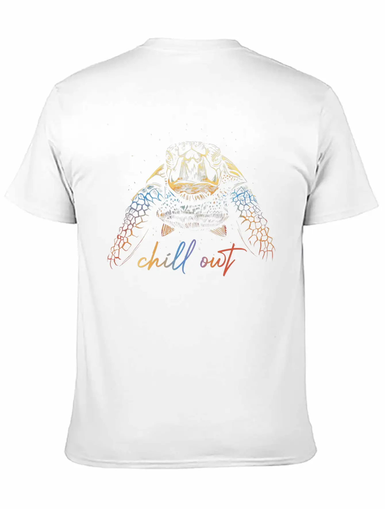Chill Out Turtle Classic Cotton Tee – Unisex Comfort For Any Season