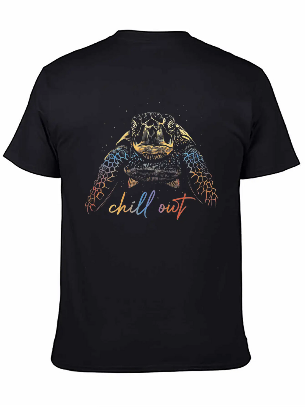 Chill Out Turtle Classic Cotton Tee – Unisex Comfort For Any Season