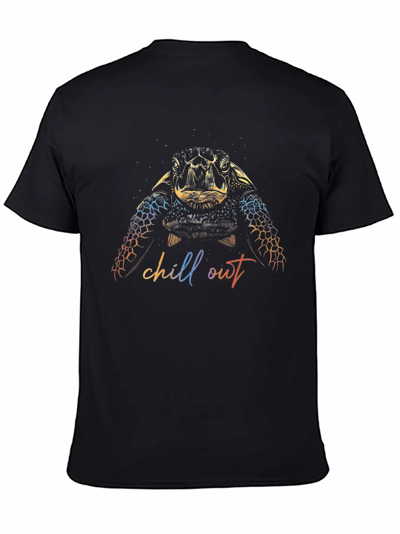 Chill Out Turtle Classic Cotton Tee – Unisex Comfort For Any Season