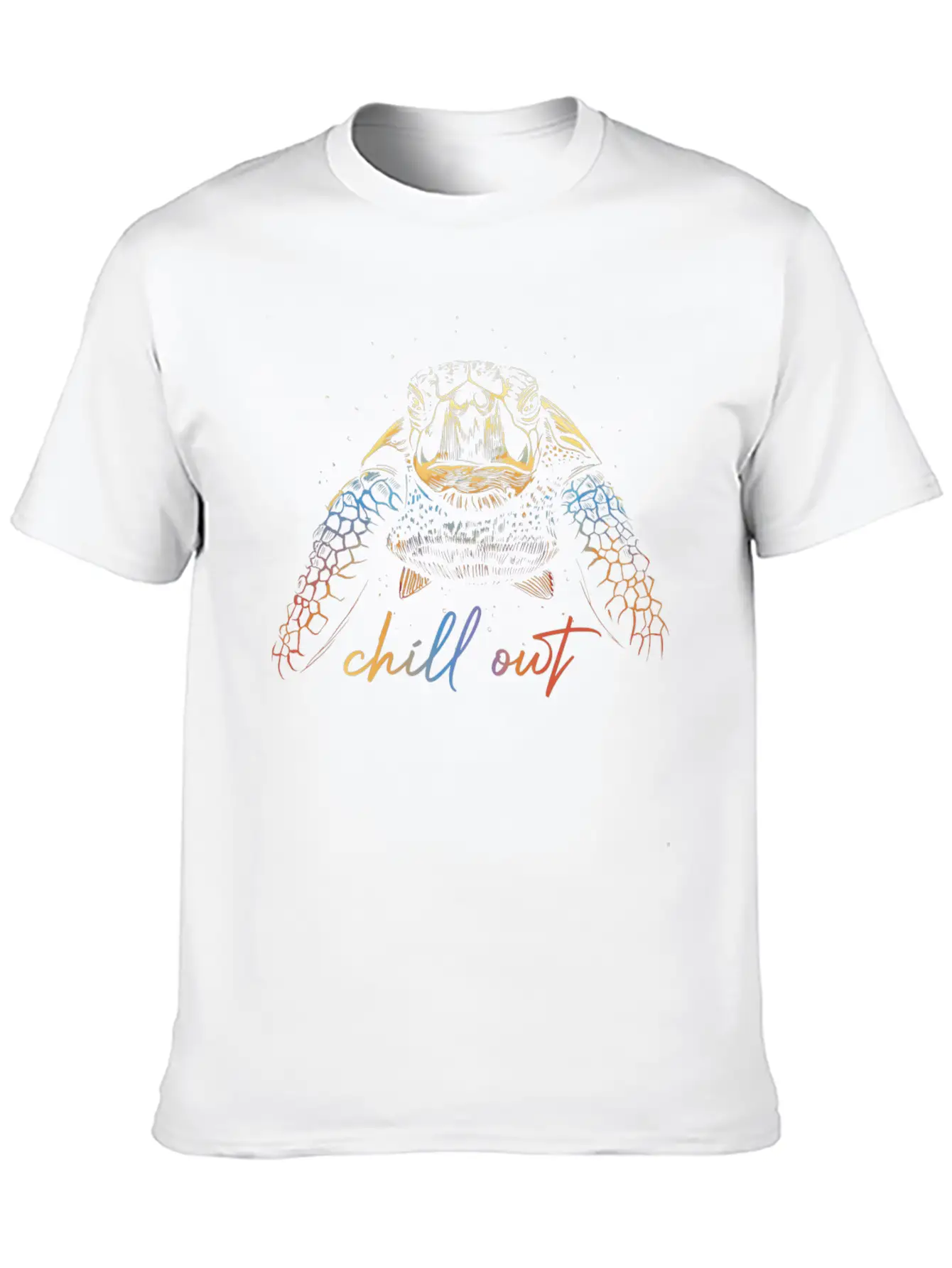 Chill Out Turtle Classic Cotton Tee – Unisex Comfort For Any Season