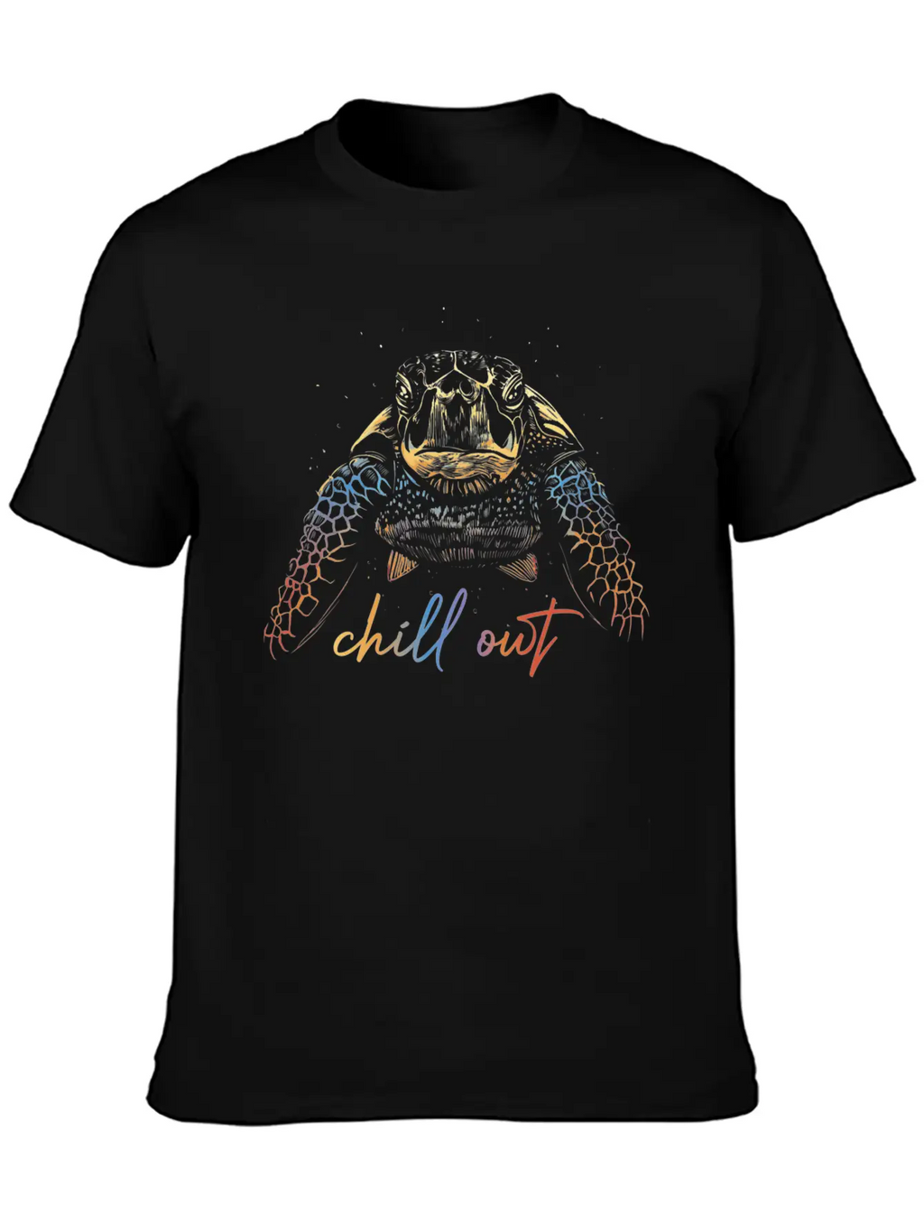 Chill Out Turtle Classic Cotton Tee – Unisex Comfort For Any Season