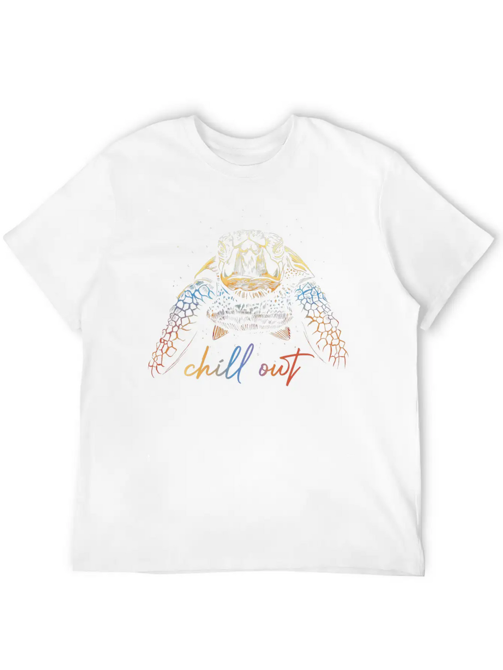 Chill Out Turtle Classic Cotton Tee – Unisex Comfort For Any Season