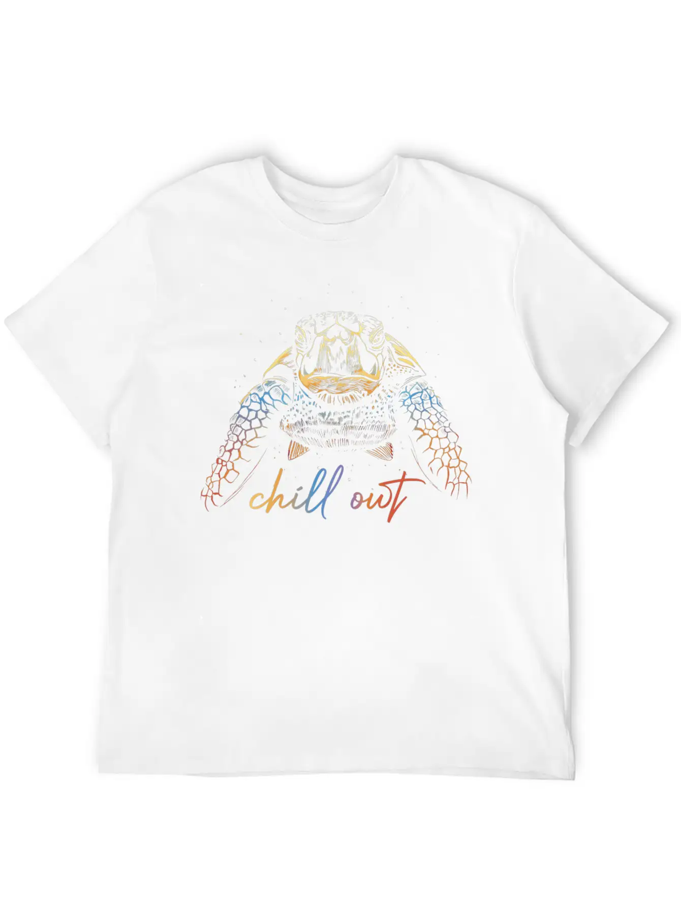 Chill Out Turtle Classic Cotton Tee – Unisex Comfort For Any Season
