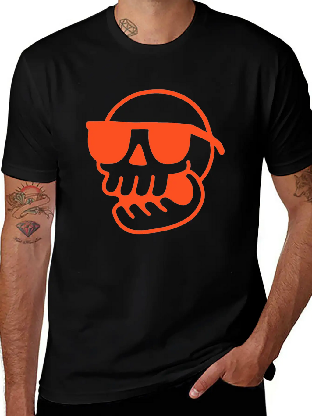 Chill Skull Unisex Casual T-Shirt – Clean Design For Daily Comfort