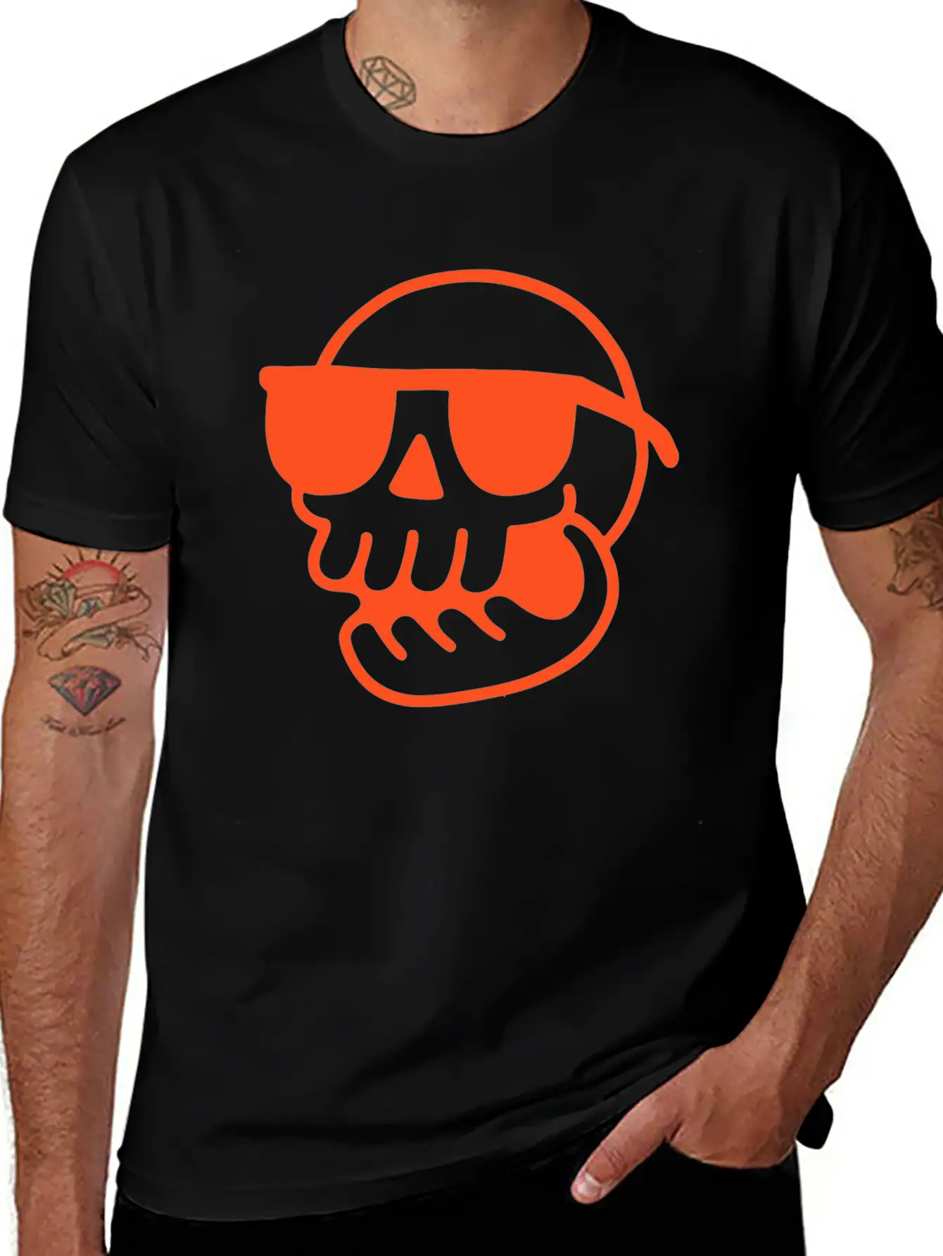 Chill Skull Unisex Casual T-Shirt – Clean Design For Daily Comfort