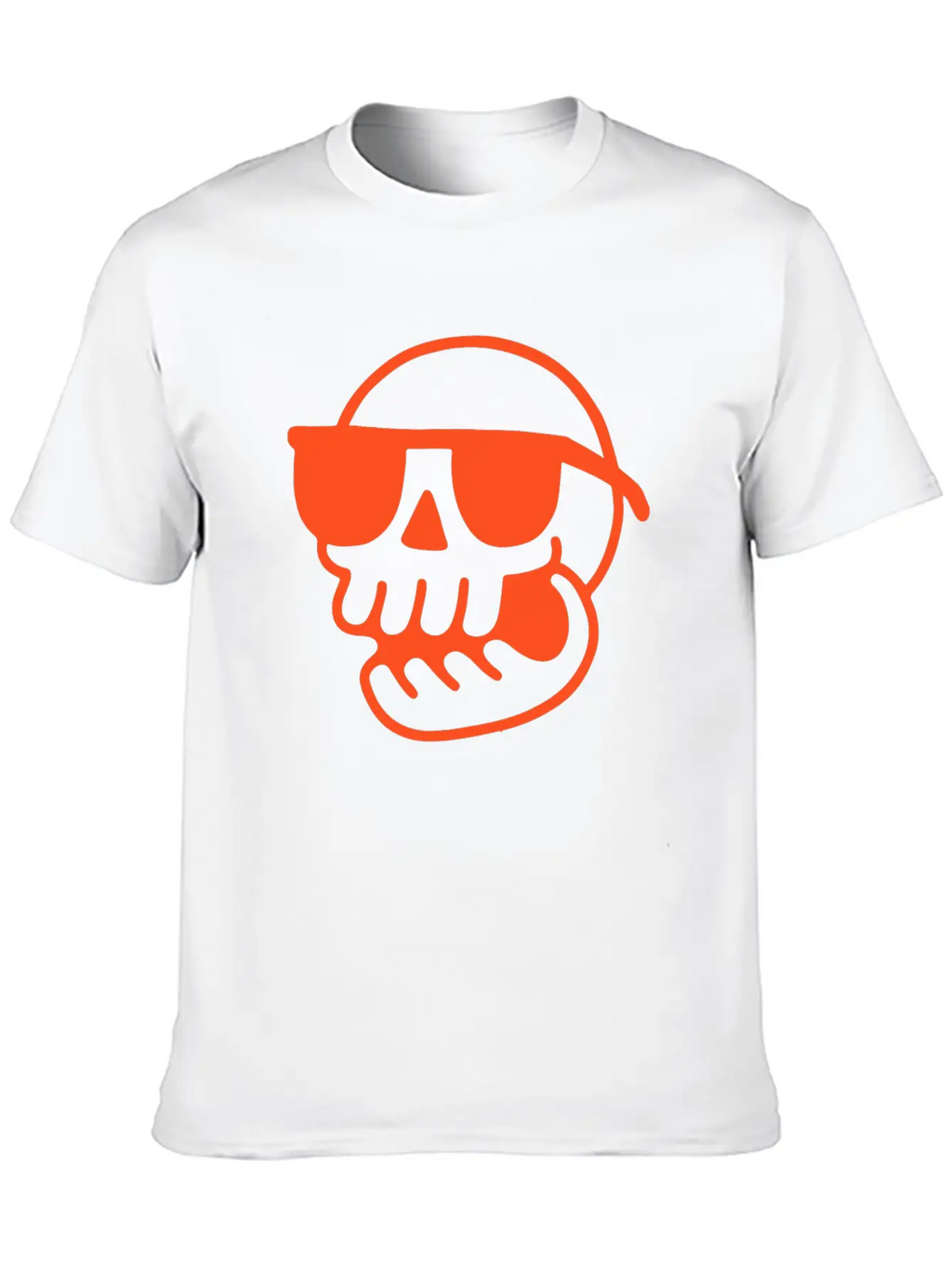 Chill Skull Unisex Casual T-Shirt – Clean Design For Daily Comfort