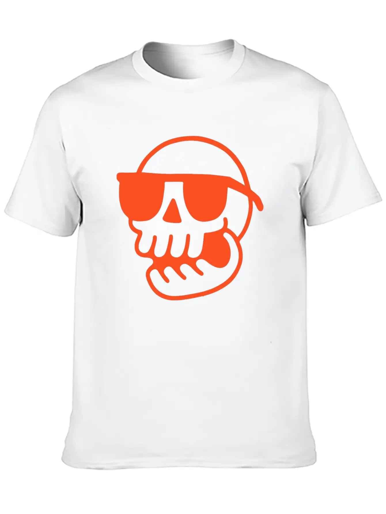Chill Skull Unisex Casual T-Shirt – Clean Design For Daily Comfort