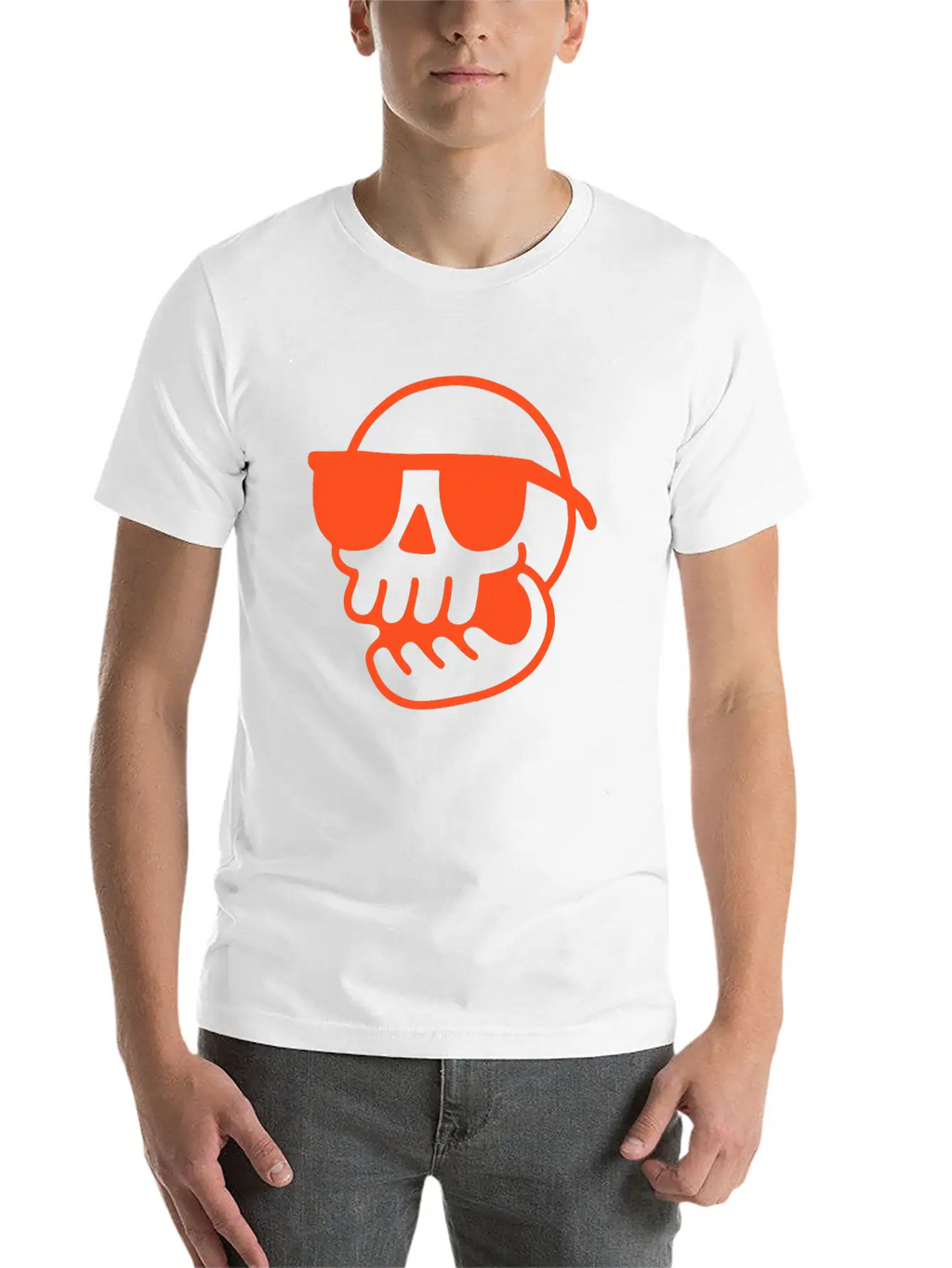 Chill Skull Unisex Casual T-Shirt – Clean Design For Daily Comfort