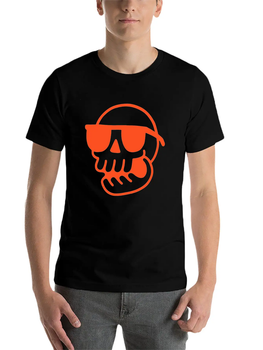 Chill Skull Unisex Casual T-Shirt – Clean Design For Daily Comfort