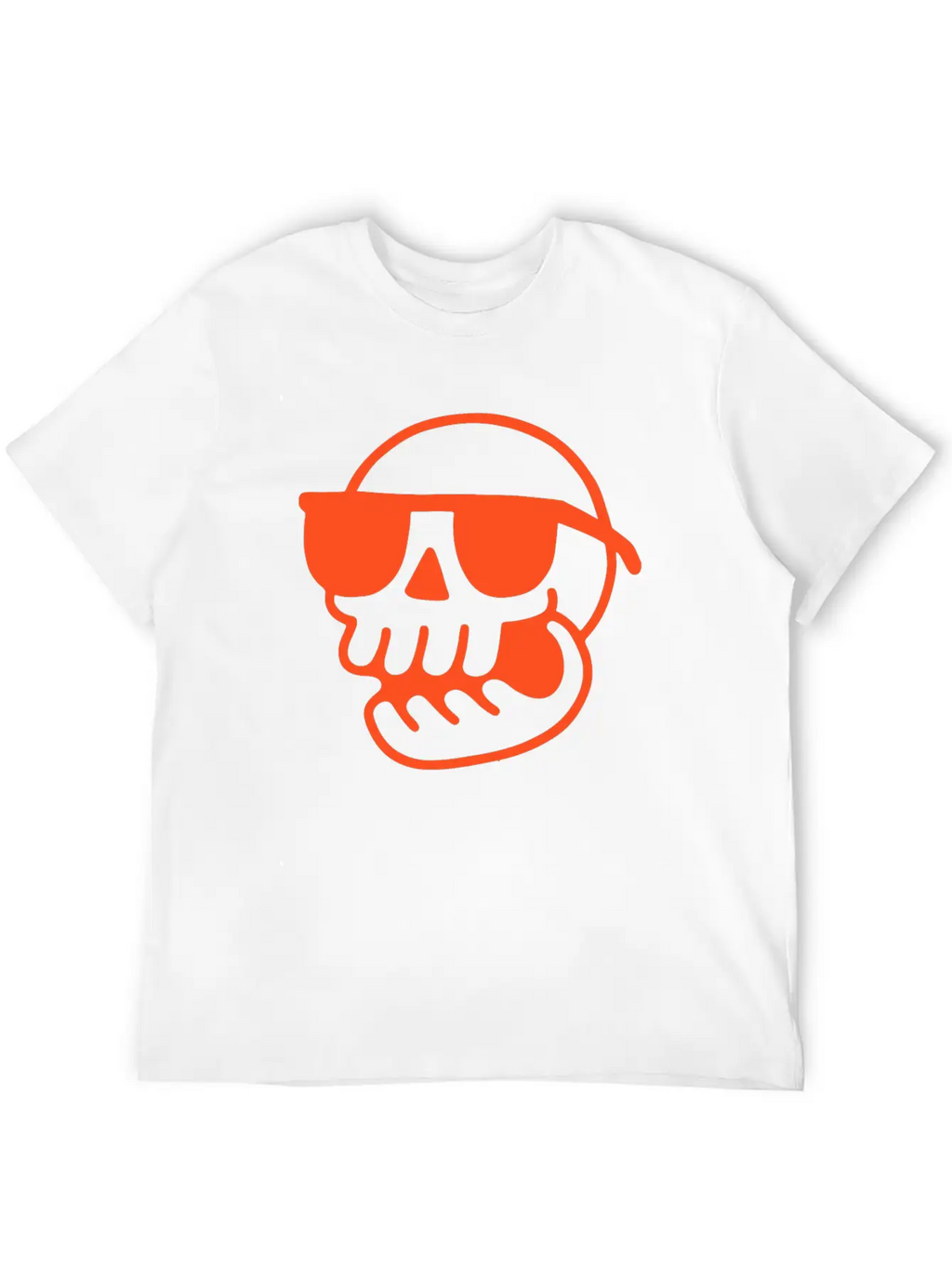 Chill Skull Unisex Casual T-Shirt – Clean Design For Daily Comfort