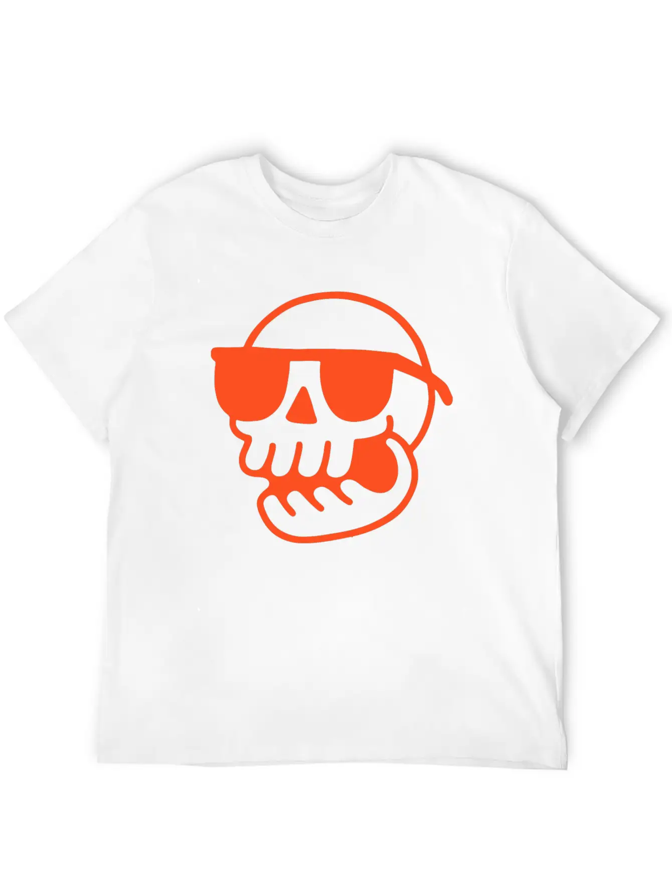 Chill Skull Unisex Casual T-Shirt – Clean Design For Daily Comfort