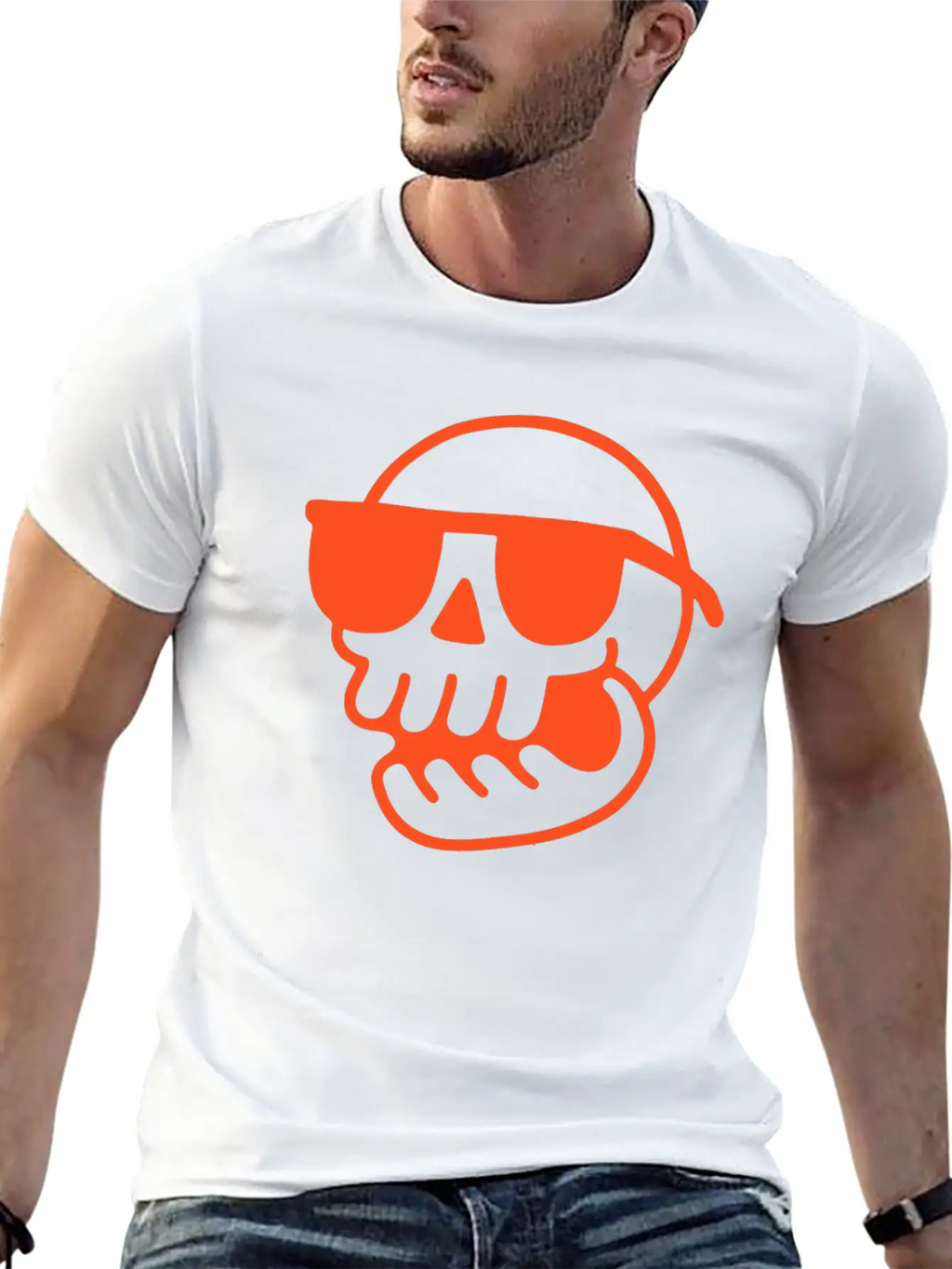 Chill Skull Unisex Casual T-Shirt – Clean Design For Daily Comfort
