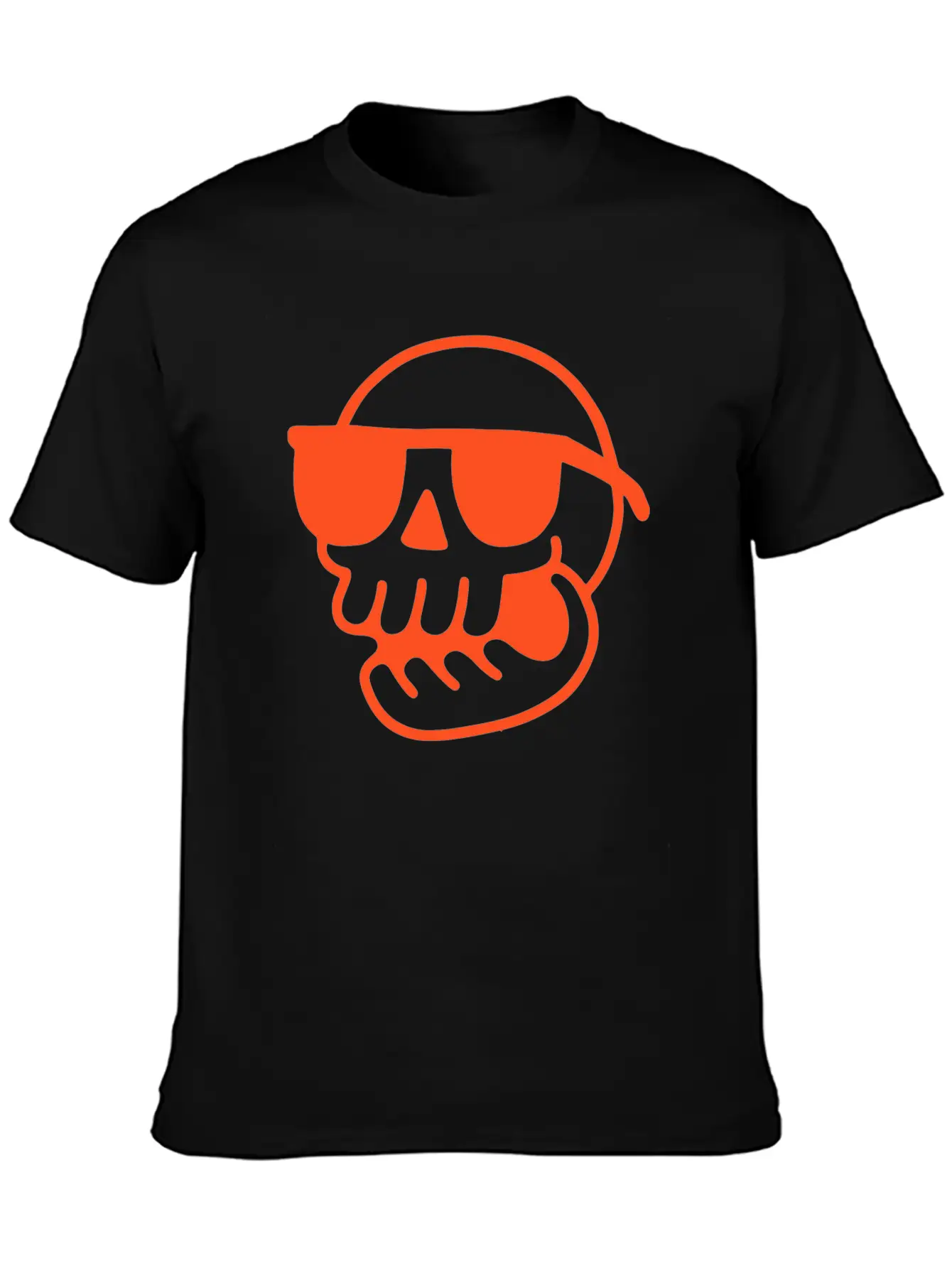 Chill Skull Unisex Casual T-Shirt – Clean Design For Daily Comfort