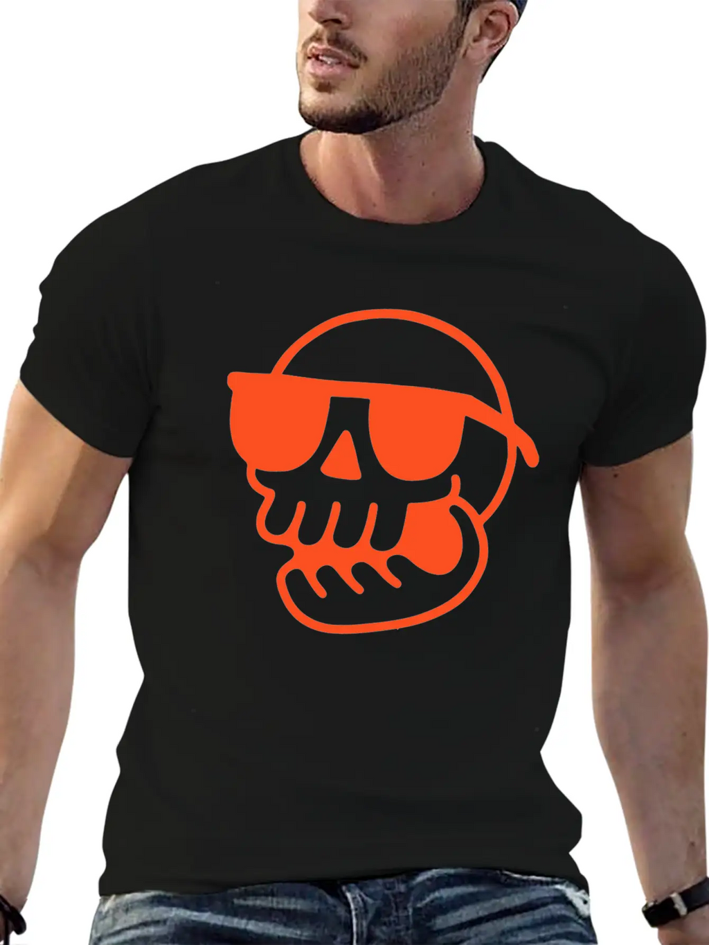 Chill Skull Unisex Casual T-Shirt – Clean Design For Daily Comfort
