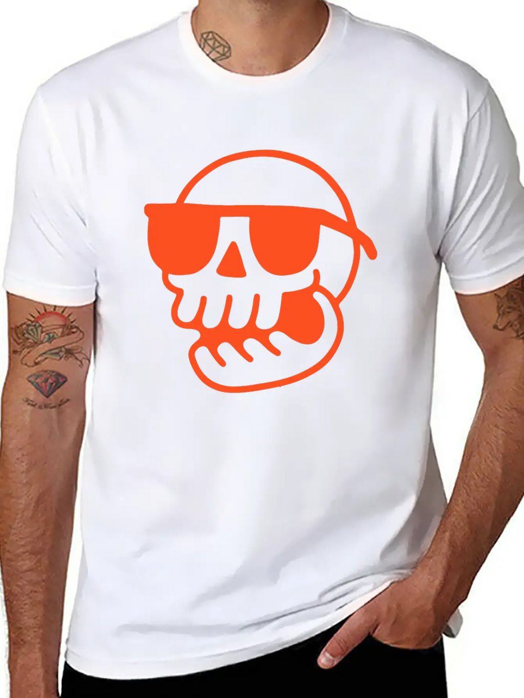 Chill Skull Unisex Casual T-Shirt – Clean Design For Daily Comfort