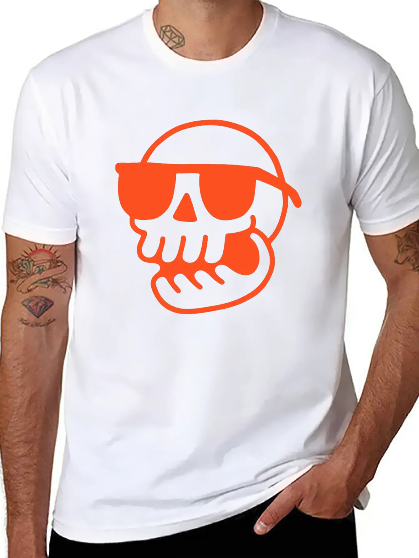 Chill Skull Unisex Casual T-Shirt – Clean Design For Daily Comfort