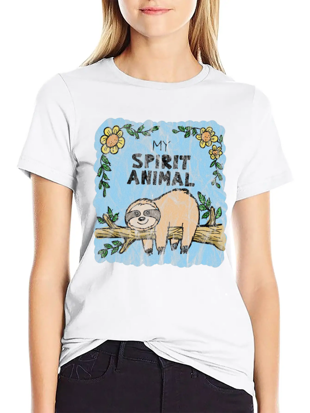 Chilling Lazy Sloth Relaxed Everyday Tee – Lightweight And Durable Cotton