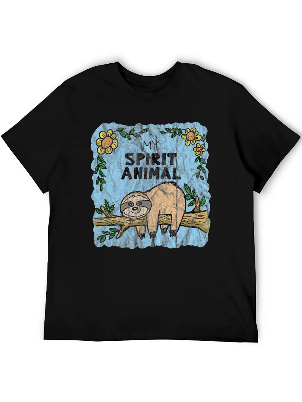 Chilling Lazy Sloth Relaxed Everyday Tee – Lightweight And Durable Cotton