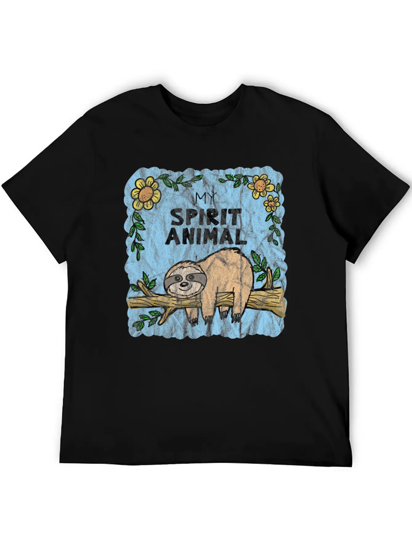 Chilling Lazy Sloth Relaxed Everyday Tee – Lightweight And Durable Cotton