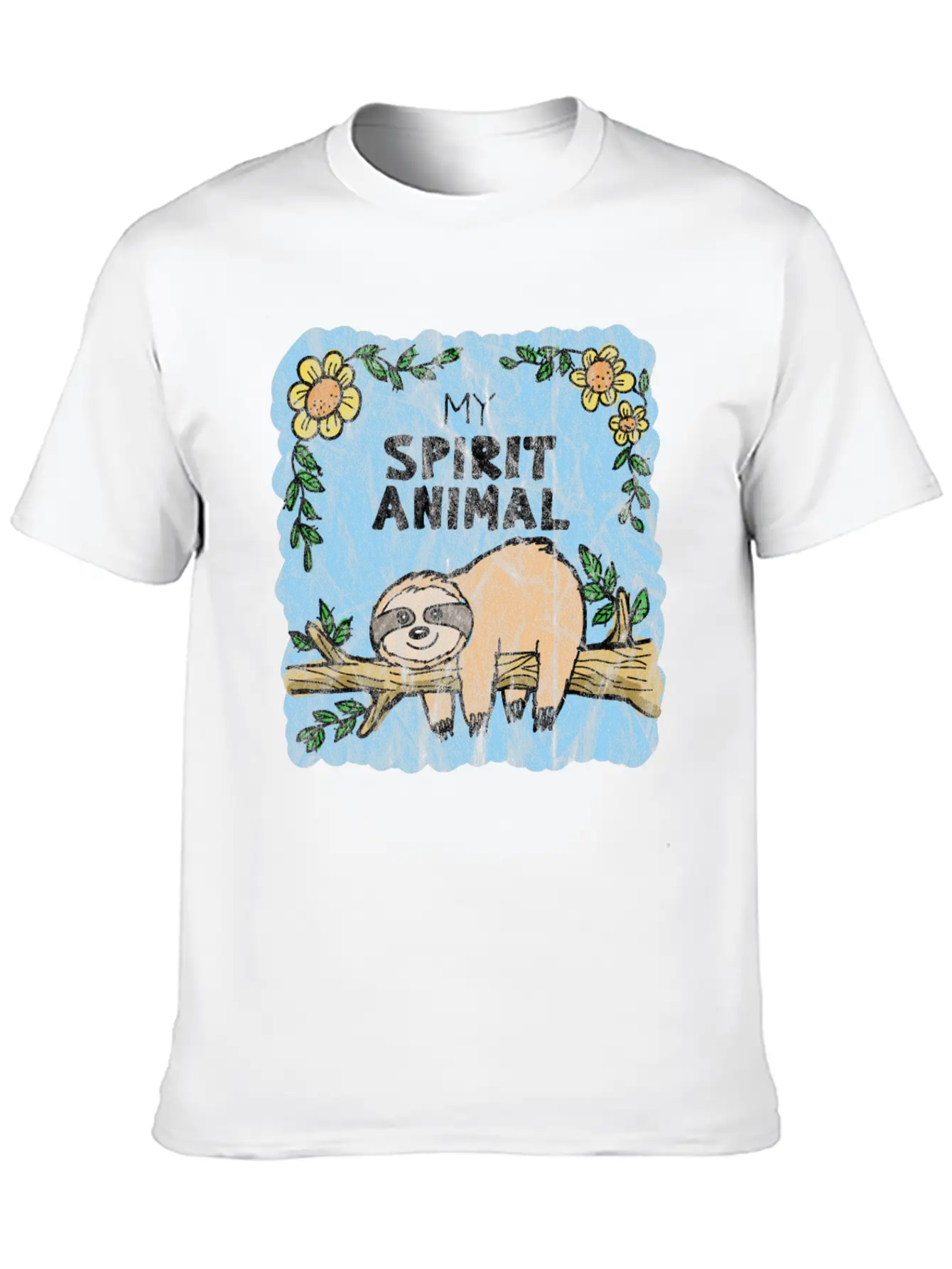 Chilling Lazy Sloth Relaxed Everyday Tee – Lightweight And Durable Cotton