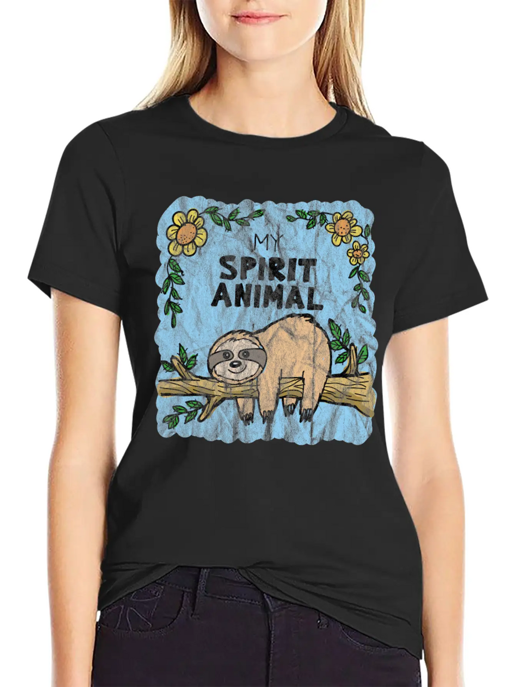Chilling Lazy Sloth Relaxed Everyday Tee – Lightweight And Durable Cotton