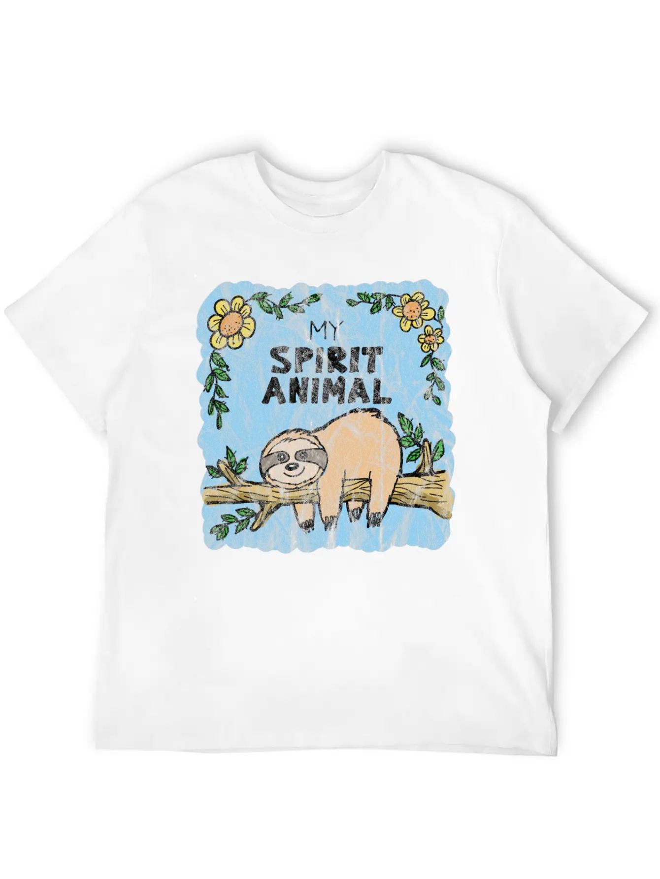 Chilling Lazy Sloth Relaxed Everyday Tee – Lightweight And Durable Cotton