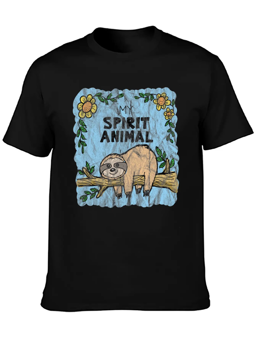 Chilling Lazy Sloth Relaxed Everyday Tee – Lightweight And Durable Cotton