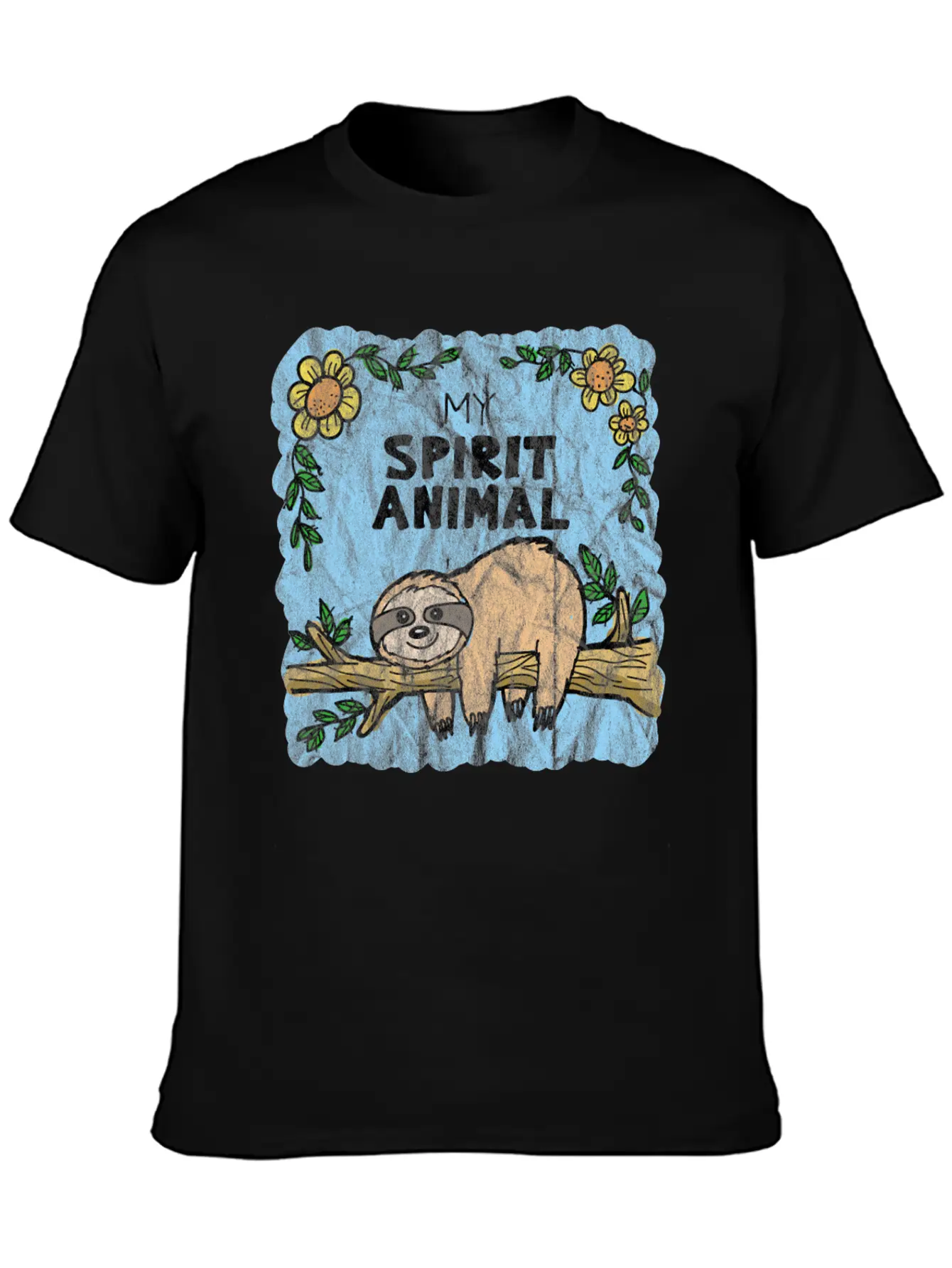 Chilling Lazy Sloth Relaxed Everyday Tee – Lightweight And Durable Cotton