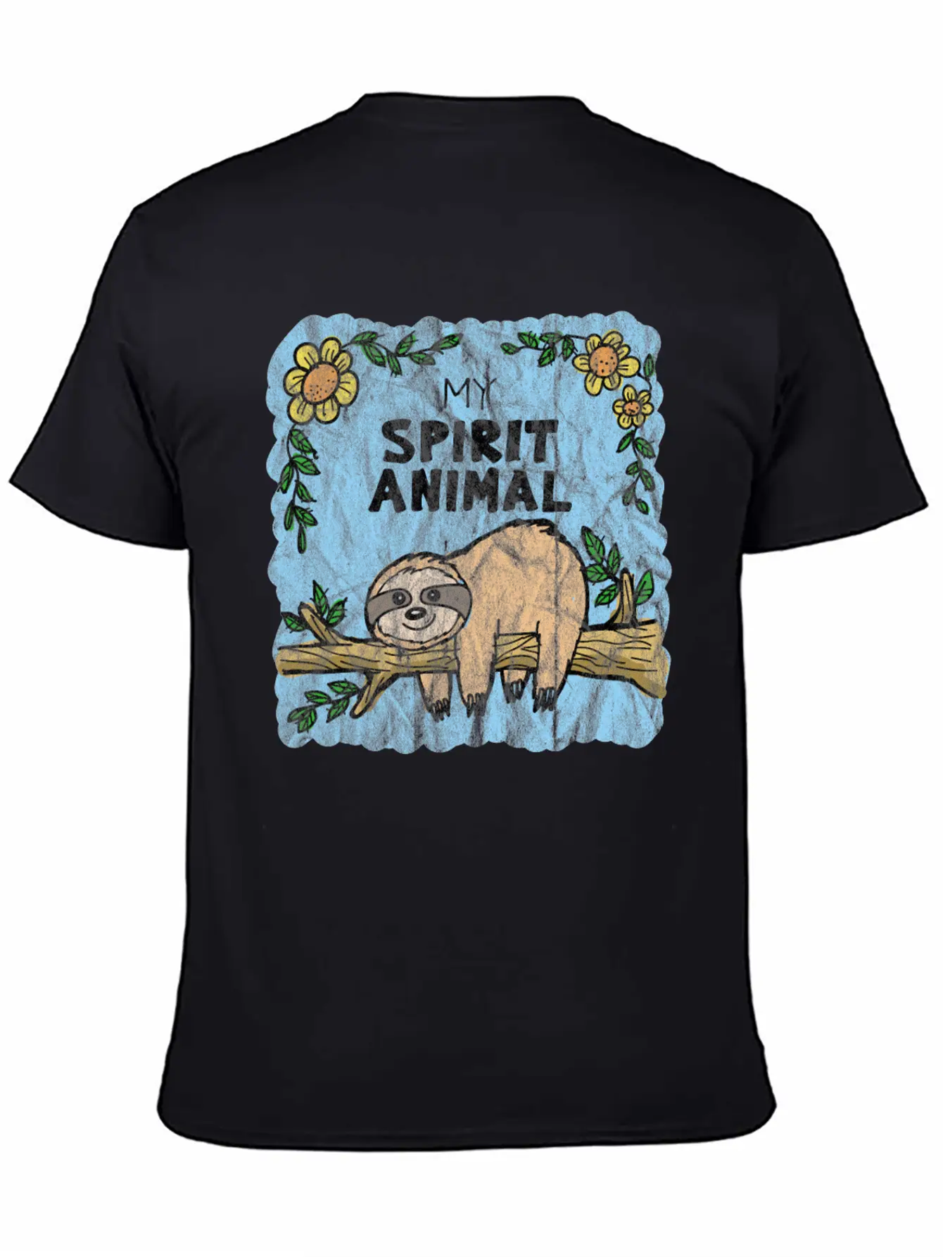 Chilling Lazy Sloth Relaxed Everyday Tee – Lightweight And Durable Cotton