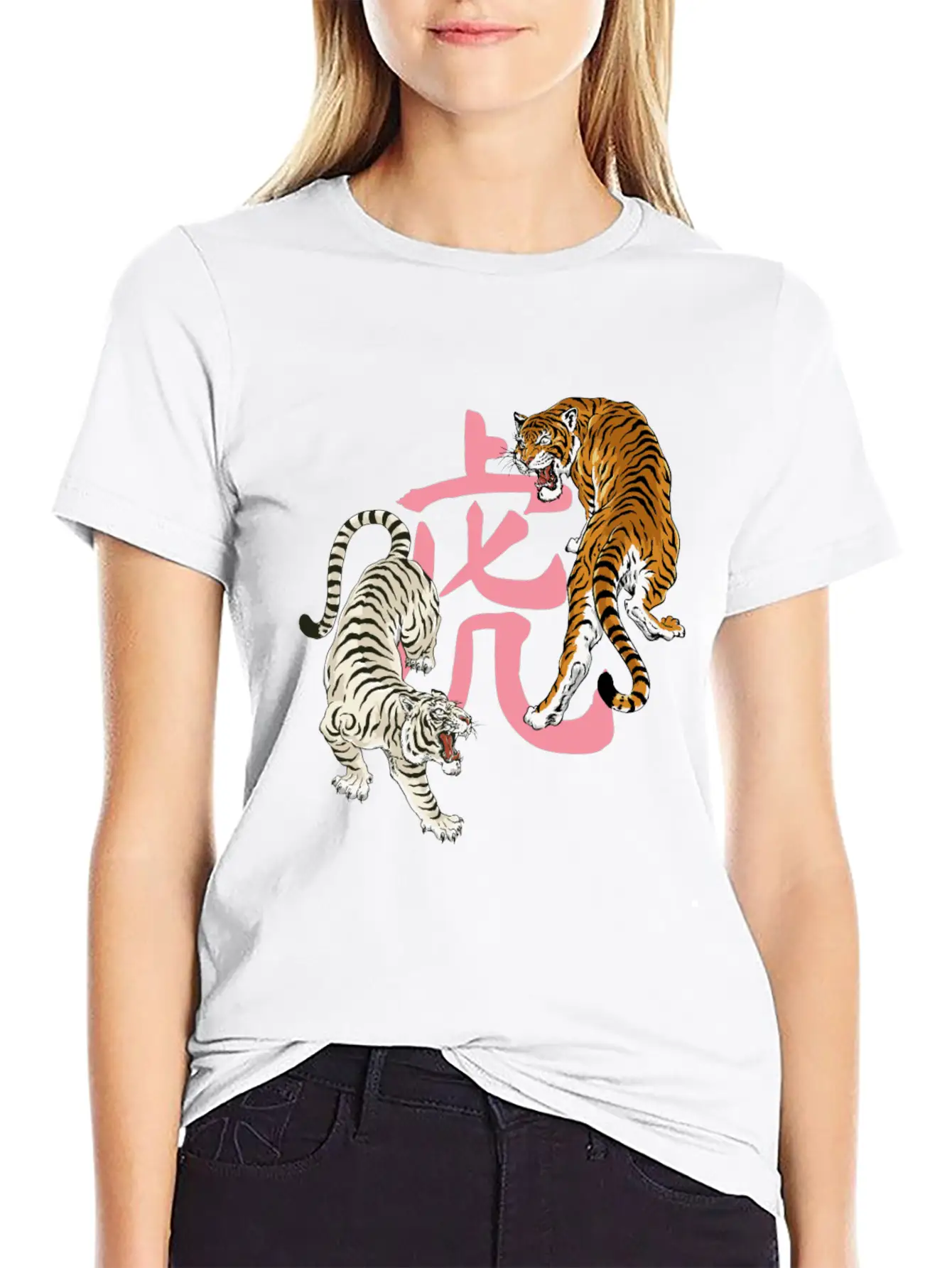 Chinese New Year Of Tiger 2022 Japanese Aesthetic Classic Cotton Tee – Unisex Comfort For Any Season
