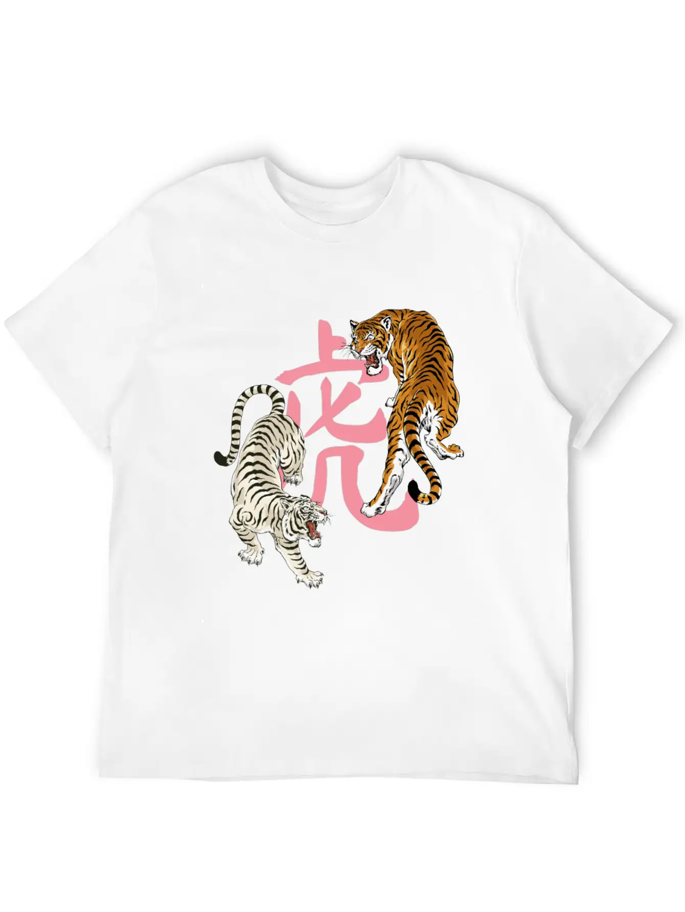 Chinese New Year Of Tiger 2022 Japanese Aesthetic Classic Cotton Tee – Unisex Comfort For Any Season