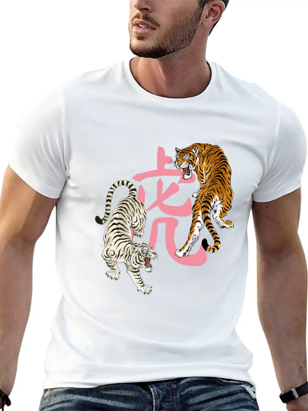 Chinese New Year Of Tiger 2022 Japanese Aesthetic Classic Cotton Tee – Unisex Comfort For Any Season