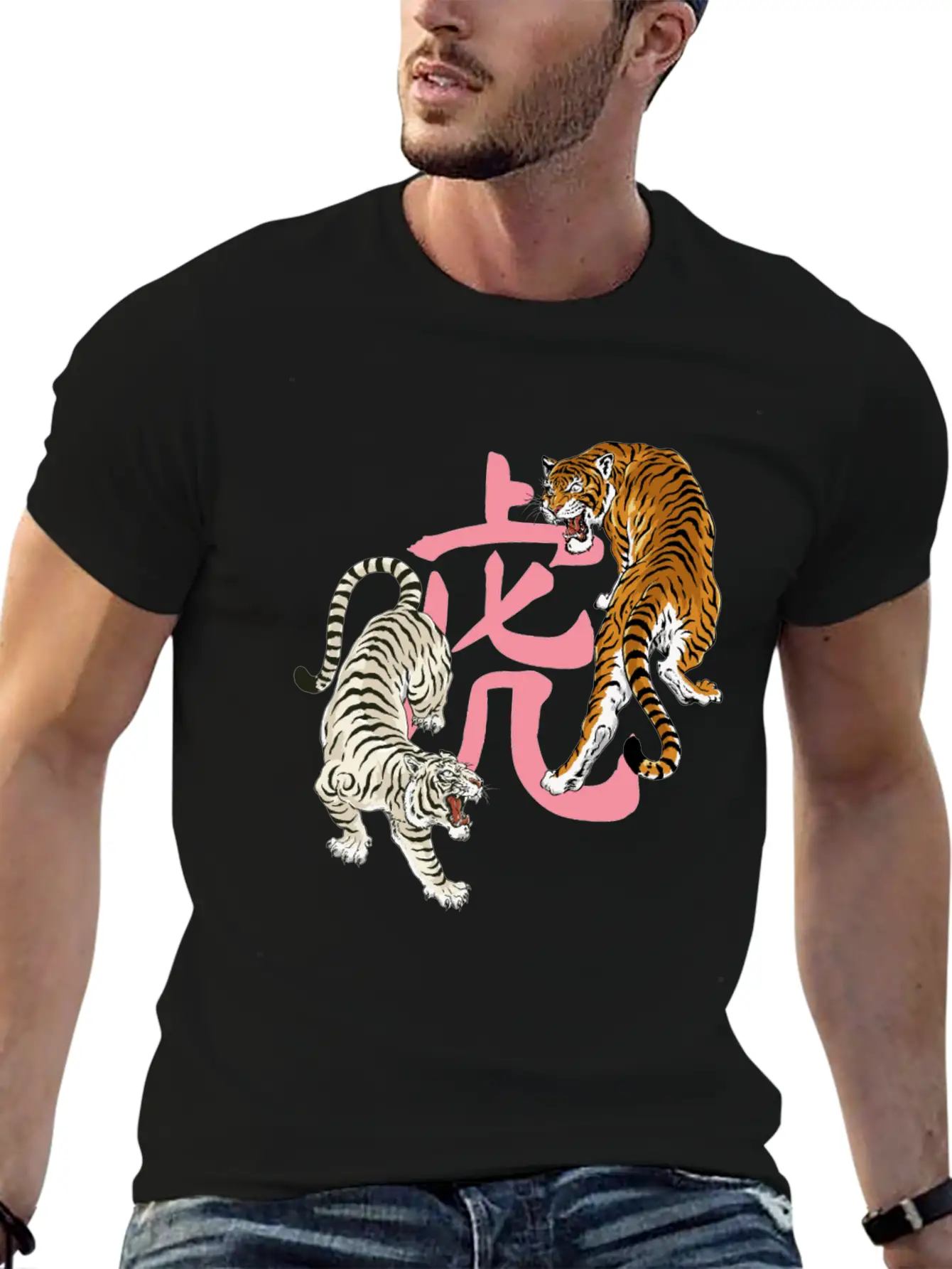 Chinese New Year Of Tiger 2022 Japanese Aesthetic Classic Cotton Tee – Unisex Comfort For Any Season