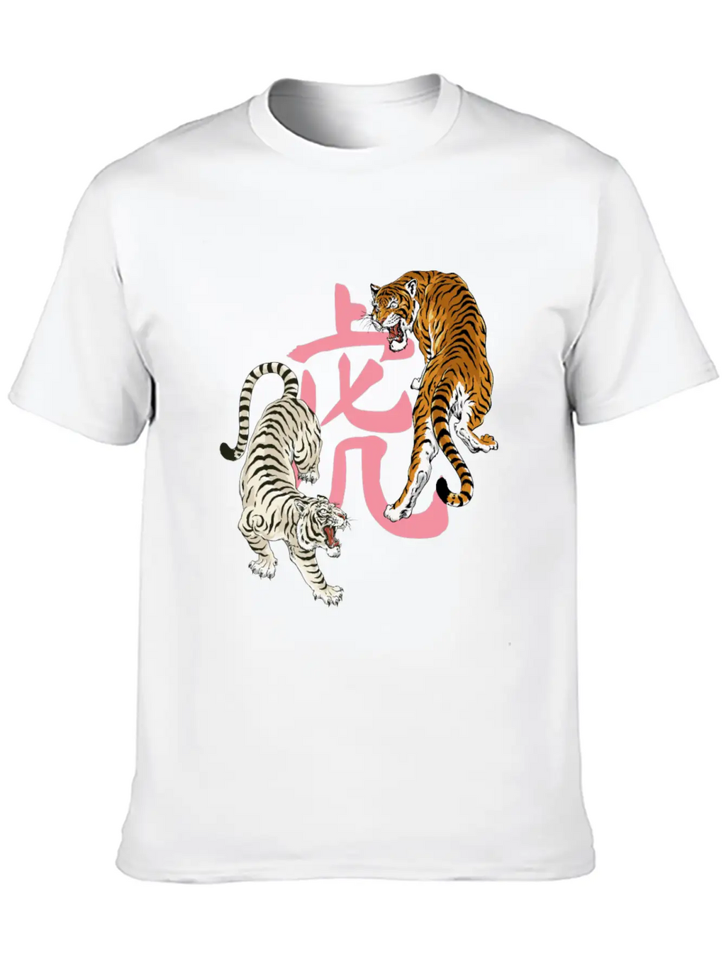 Chinese New Year Of Tiger 2022 Japanese Aesthetic Classic Cotton Tee – Unisex Comfort For Any Season
