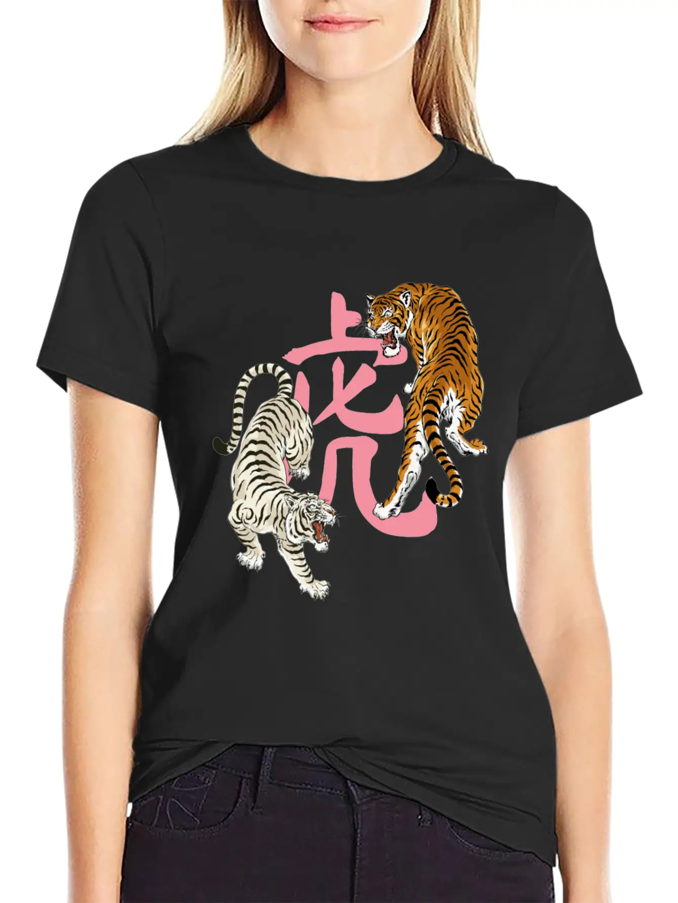 Chinese New Year Of Tiger 2022 Japanese Aesthetic Classic Cotton Tee – Unisex Comfort For Any Season