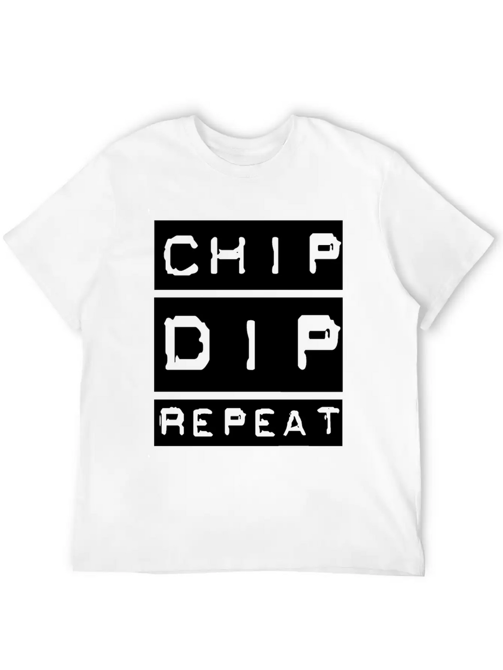 Chip Dip Repeat Relaxed Everyday Tee – Lightweight And Durable Cotton