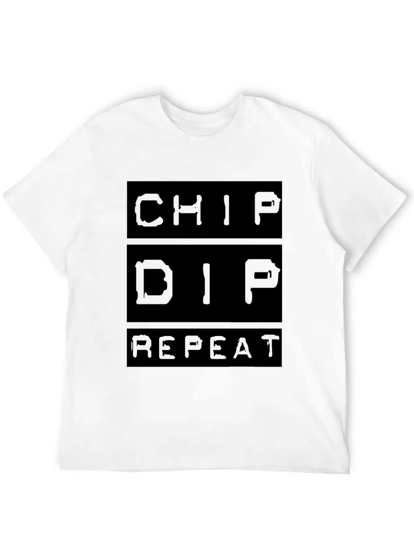 Chip Dip Repeat Relaxed Everyday Tee – Lightweight And Durable Cotton