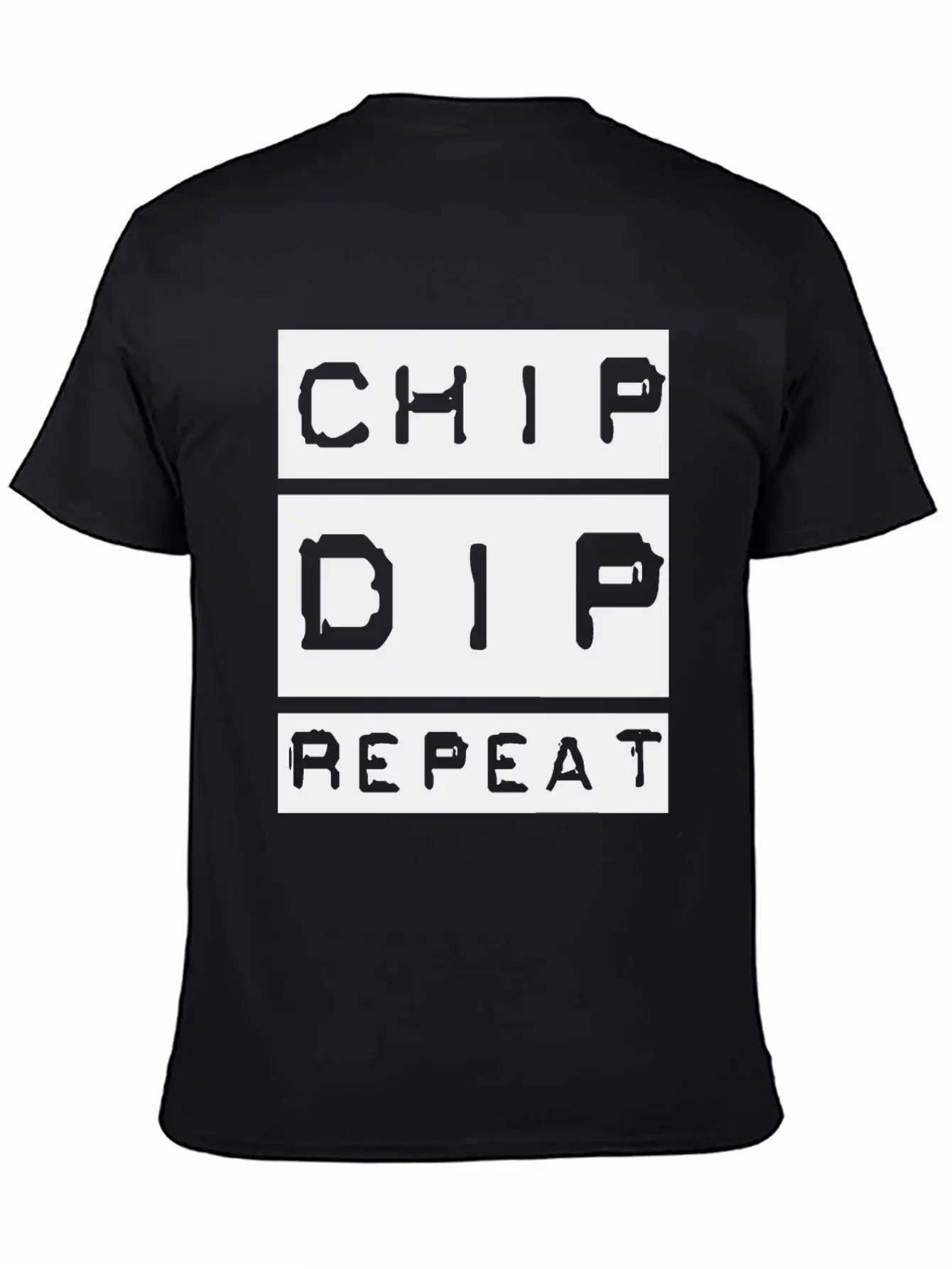 Chip Dip Repeat Relaxed Everyday Tee – Lightweight And Durable Cotton