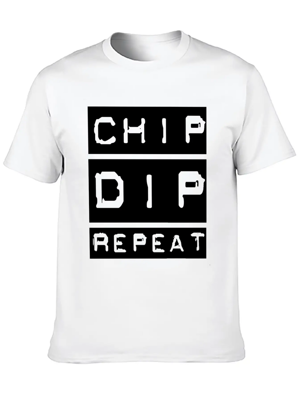 Chip Dip Repeat Relaxed Everyday Tee – Lightweight And Durable Cotton