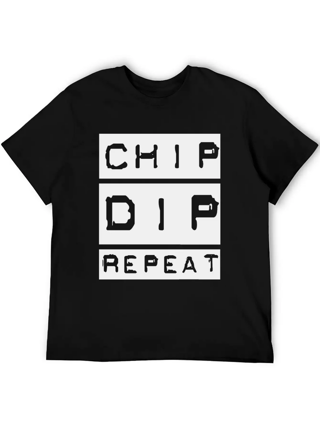 Chip Dip Repeat Relaxed Everyday Tee – Lightweight And Durable Cotton