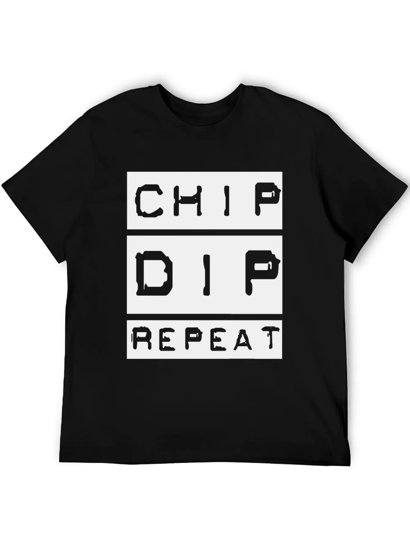 Chip Dip Repeat Relaxed Everyday Tee – Lightweight And Durable Cotton