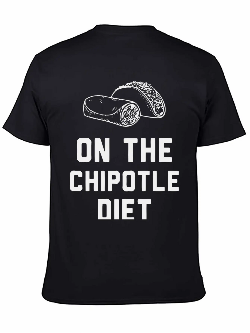Chipotile Diet - On The Chipotile Diet Unisex Casual T-Shirt – Clean Design For Daily Comfort