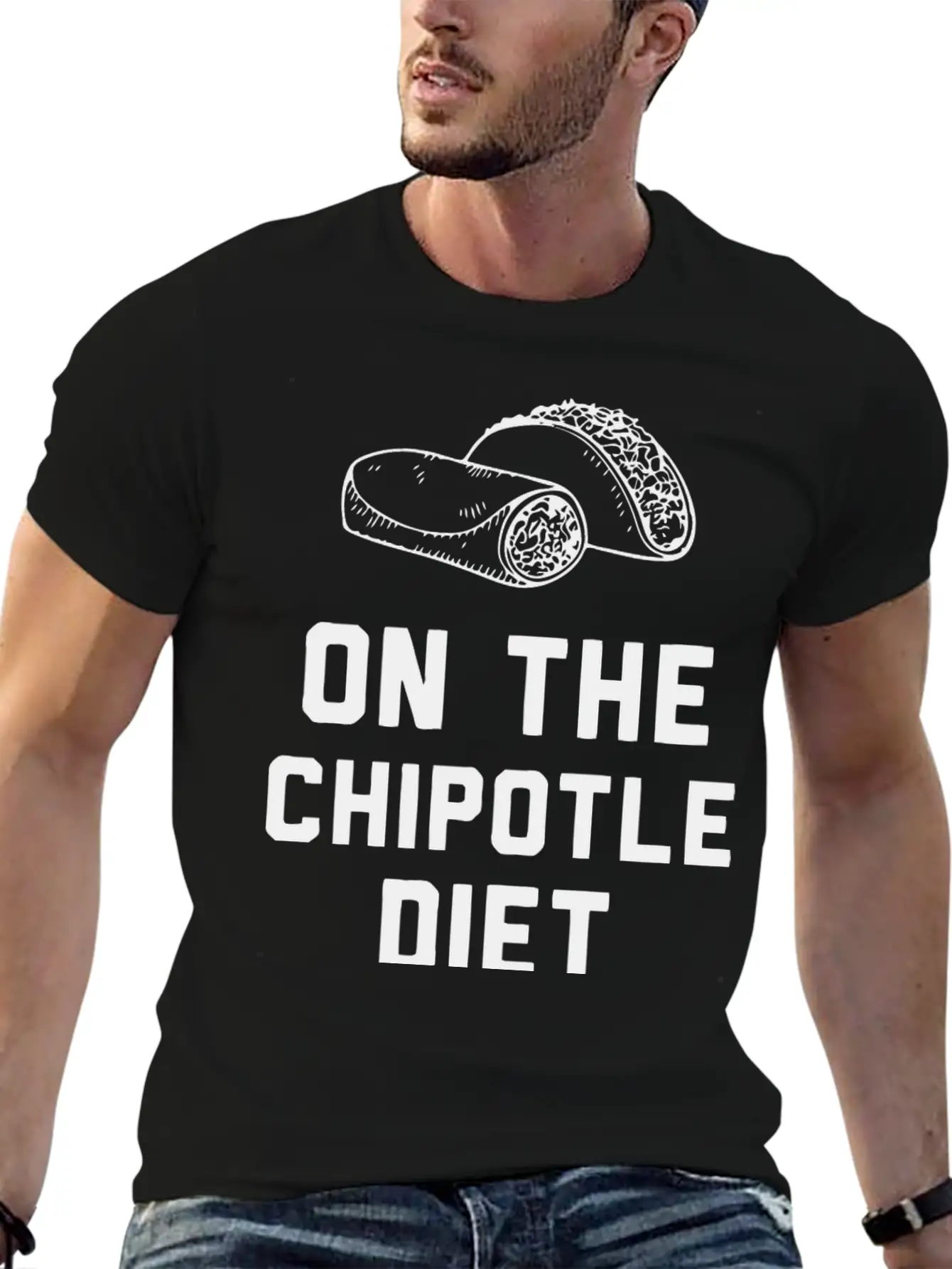 Chipotile Diet - On The Chipotile Diet Unisex Casual T-Shirt – Clean Design For Daily Comfort