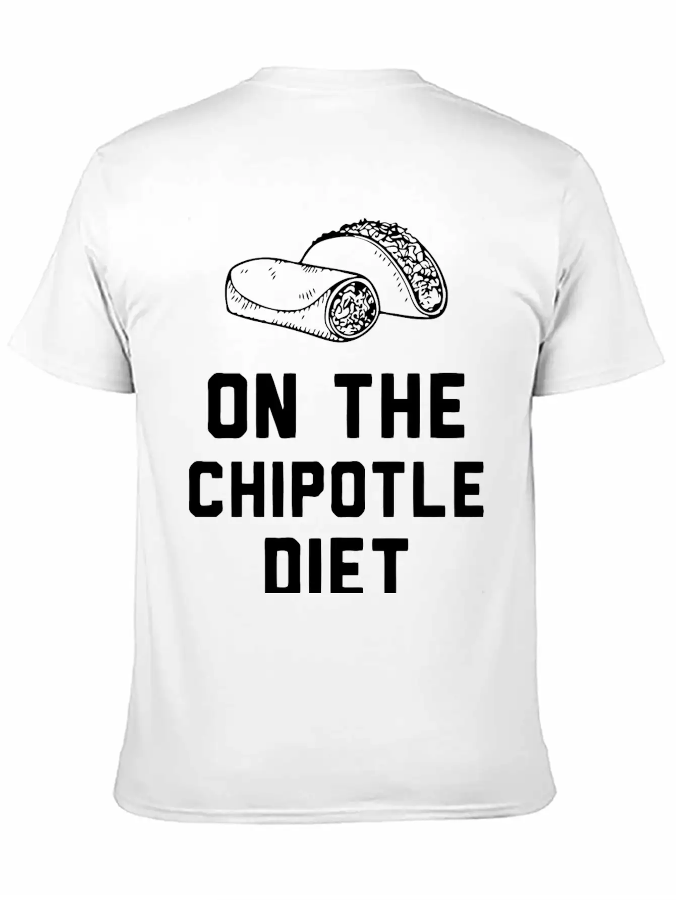 Chipotile Diet - On The Chipotile Diet Unisex Casual T-Shirt – Clean Design For Daily Comfort