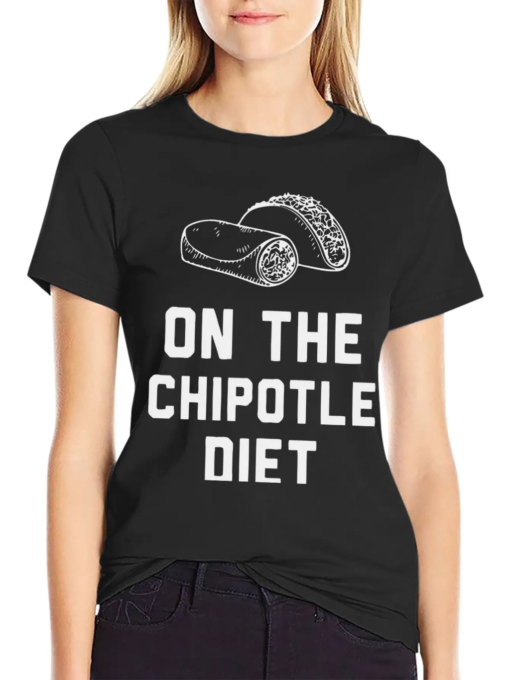 Chipotile Diet - On The Chipotile Diet Unisex Casual T-Shirt – Clean Design For Daily Comfort