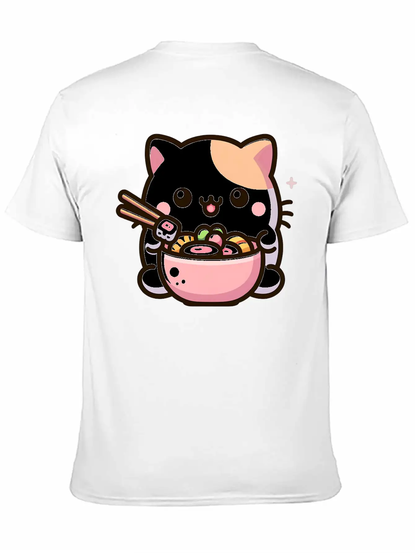 Chirashi Don Cat Classic Cotton Tee – Unisex Comfort For Any Season