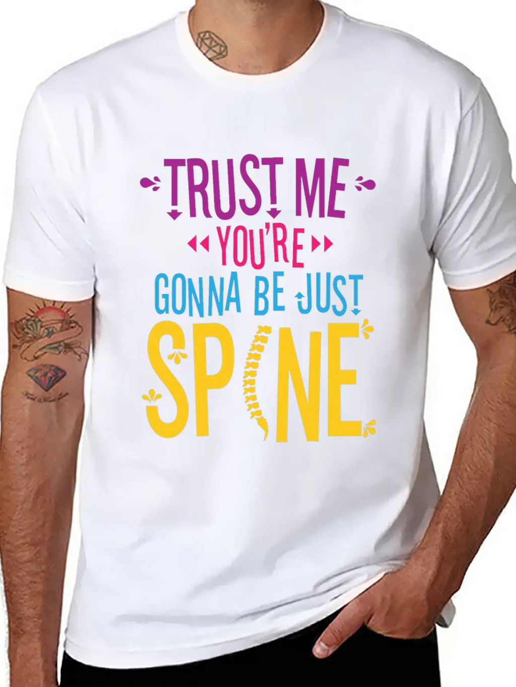 Chiropractic Chiropractor Funny Saying Essential Cotton Tee For Daily Outfits – Unisex Style